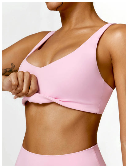 Conjunto de chándal de yoga para mujer, 2 piezas, ropa deportiva para entrenamiento, ropa deportiva, leggings de gimnasio, sujetador de fitness, top corto, trajes deportivos de manga larga