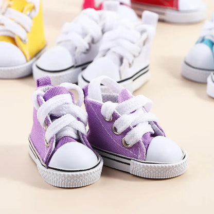 Accesorios para muñecas, juguete para niña, zapatos para muñecas 1/6, zapatillas para muñecas de 5 cm, zapatos para muñecas, zapatos de lona para muñecas, zapatos para muñecas BJD.