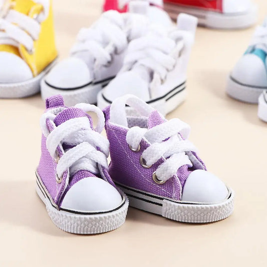 Accesorios para muñecas, juguete para niña, zapatos para muñecas 1/6, zapatillas para muñecas de 5 cm, zapatos para muñecas, zapatos de lona para muñecas, zapatos para muñecas BJD.