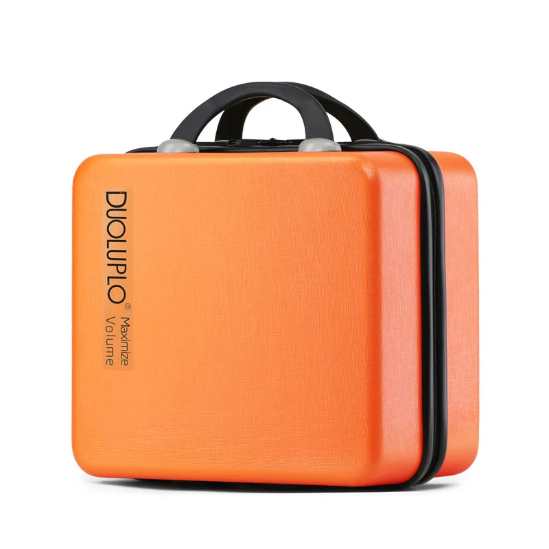 Maletas de viaje de cabina de 12/14/16 pulgadas, tamaño pequeño, estuches de maquillaje para mujer, maletín para hombre con cerradura TSA, equipaje de mano para caja de viaje