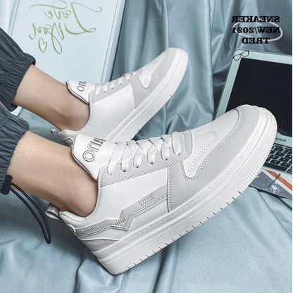 Nuevos zapatos de hombre de gran tamaño, zapatos deportivos casuales de moda, zapatillas de plataforma para hombre, zapatos de gamuza transpirables para correr, mocasines para hombre