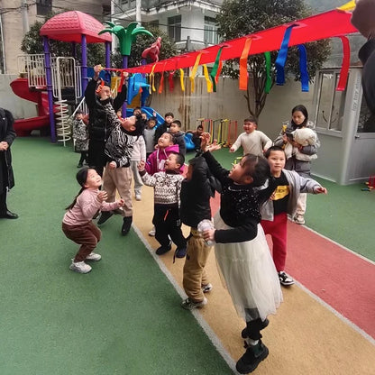 Juego al aire libre Entrenamiento sensorial Salto para niños Juegos de jardín de infantes Recoger estrellas Actividades para padres e hijos Juego multijugador al aire libre para niños
