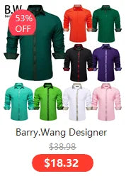 Camisas de seda de diseño para hombre en azul, dorado, verde, rojo, blanco y negro. Estampado cachemir bordado. Corte ajustado. Blusas casuales de manga larga.