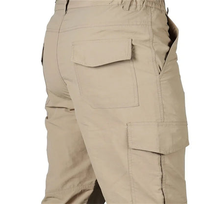 Pantalones de carga tácticos impermeables para hombre, pantalón largo militar, informal, transpirable, de secado rápido, para exteriores, nuevo modelo