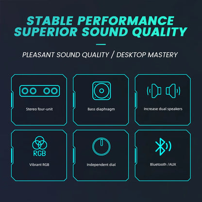 PHILIPS SPA4100 Sound King, diseño sencillo, unidad de diafragma de 52 mm, ambiente estéreo, con tiras de luz RGB y perillas independientes