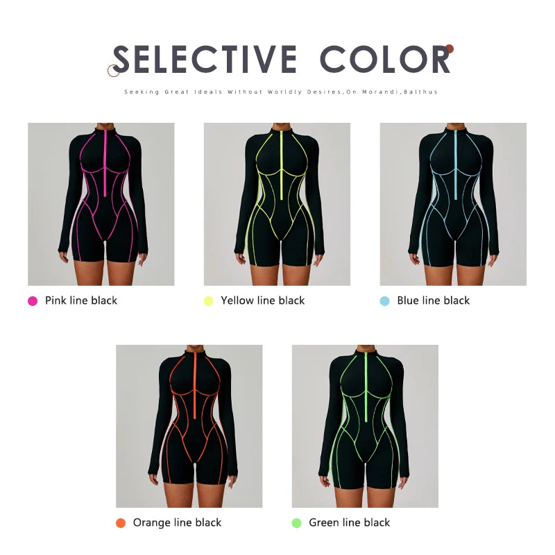 Mono deportivo de mujer Hearuisavy, de alta intensidad para fitness, casual, sin espalda, para yoga, de una pieza, de secado rápido, para gimnasio y entrenamiento.