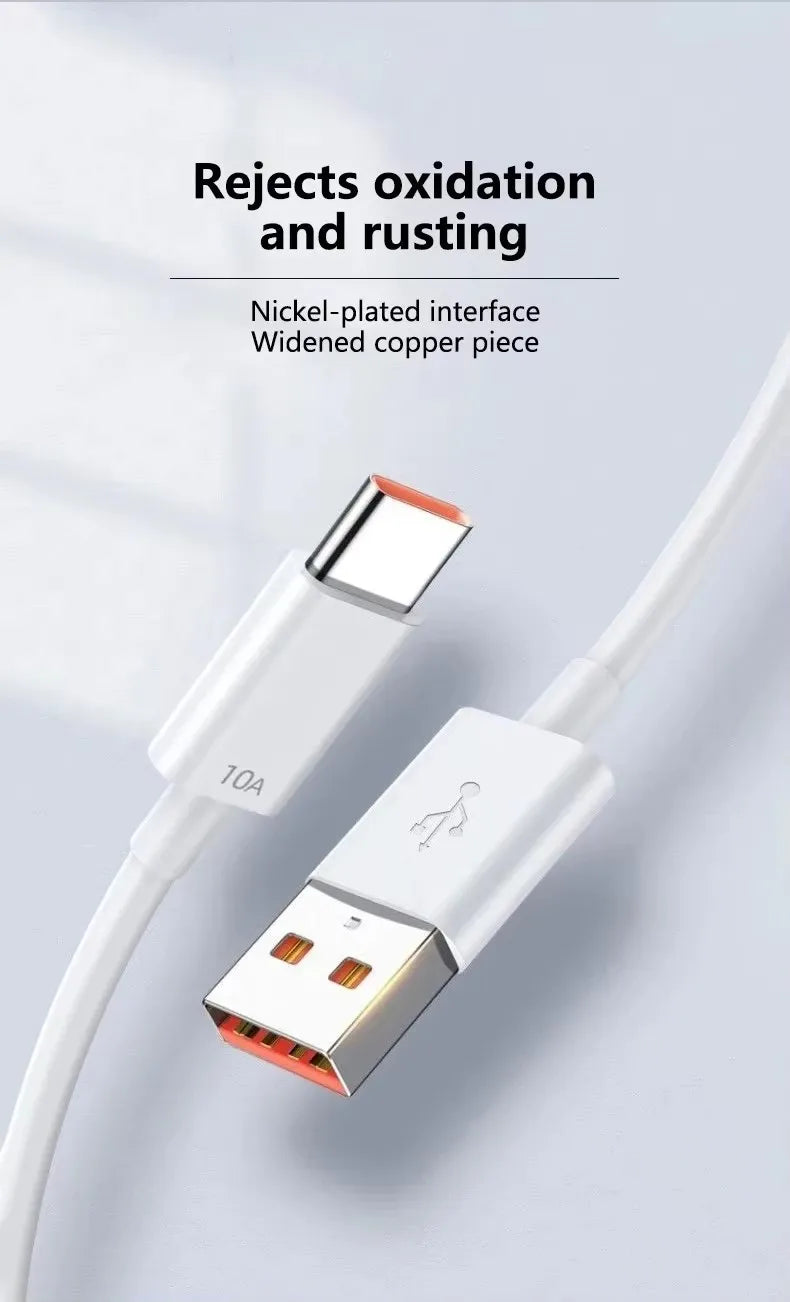Cable USB tipo C original para Xiaomi de 120 W y 6 A, carga rápida turbo para Mi 15, 14, 13 Ultra Pro, Redmi Note 14, K80, Poco X6