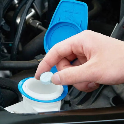 Limpiador sólido para parabrisas de coche, anticongelante de invierno, tableta efervescente, detergente para limpiaparabrisas, herramienta universal para eliminar película de aceite.