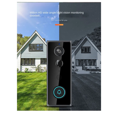 Videoportero inalámbrico para exteriores A96Z con timbre, visión panorámica de 180°, vídeo 2K, sin suscripción, Wi-Fi Tuya de 2,4 GHz