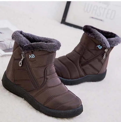 Botas de nieve para mujer, zapatos casuales para mujer, botines impermeables para mujer, botines ligeros de talla grande, botas de invierno para niñas