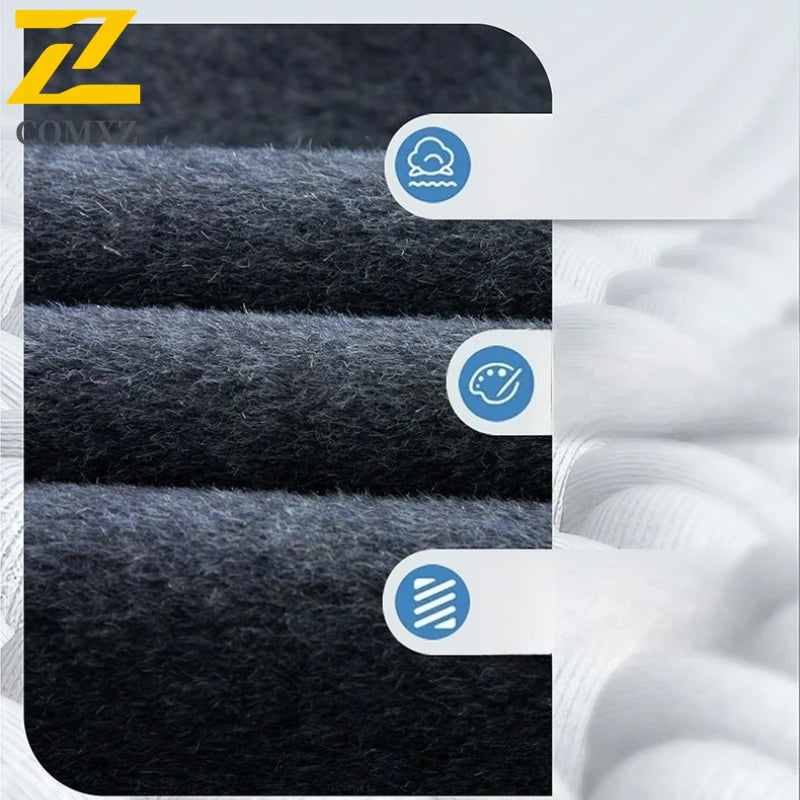 2025 Winter Wool Jacket Male New High Fashion Business Casual Thickening Coat Classic Business Style Windproof Warm TrenchCoat