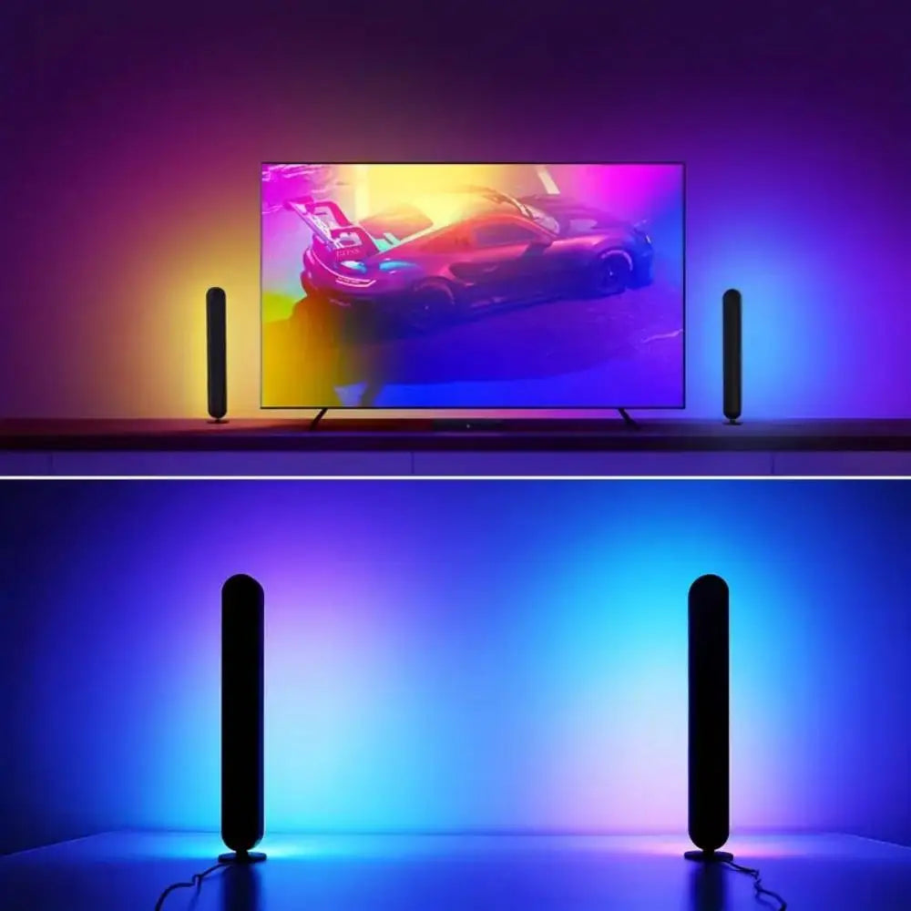 Barra de luz LED USB con cambio de color RGB, control remoto para TV, sinfonía, atmósfera, tiras de luz, música, ritmo, lámpara de captación ambiental, decoración