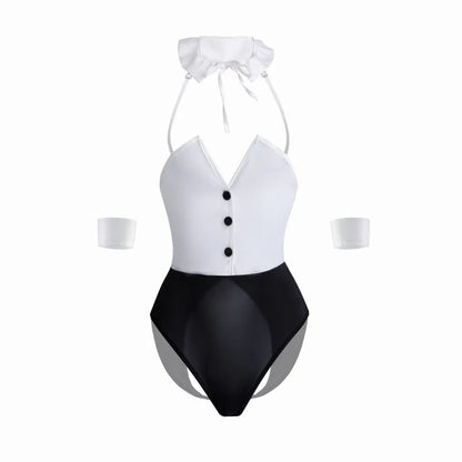 Cute Bunny Girl Cosplay Costumes Womens Underwear Lace Open Buttocks Sexy Bodysuit Rabbit Nightclub Uniform Lingerie for Sex 18