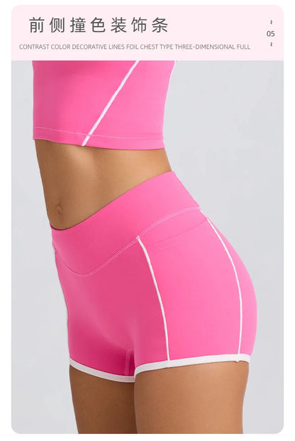 Ropa interior deportiva, chaleco, pantalones cortos, sujetador con tirantes, espalda descubierta, pilates, ajustado, elástico, para fitness, correr, yoga, conjunto de ropa para mujer