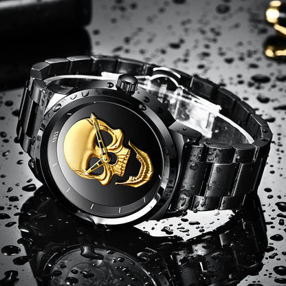 Relojes deportivos LIGE para hombre, marca superior, reloj de cuarzo de lujo para hombre, reloj de pulsera de acero inoxidable resistente al agua para hombre, reloj Masculino