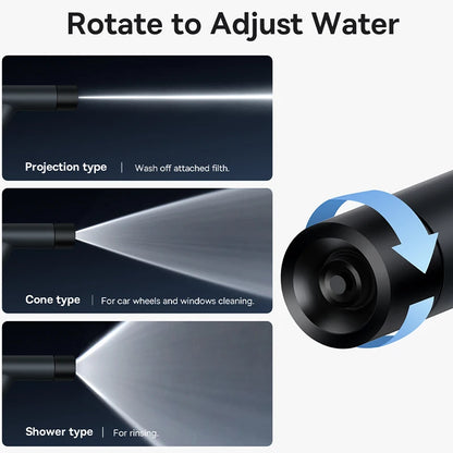 Pistola de agua a alta presión Baseus para lavado de autos, boquilla rociadora, lavadora portátil para el hogar, el jardín, accesorios de limpieza de autos