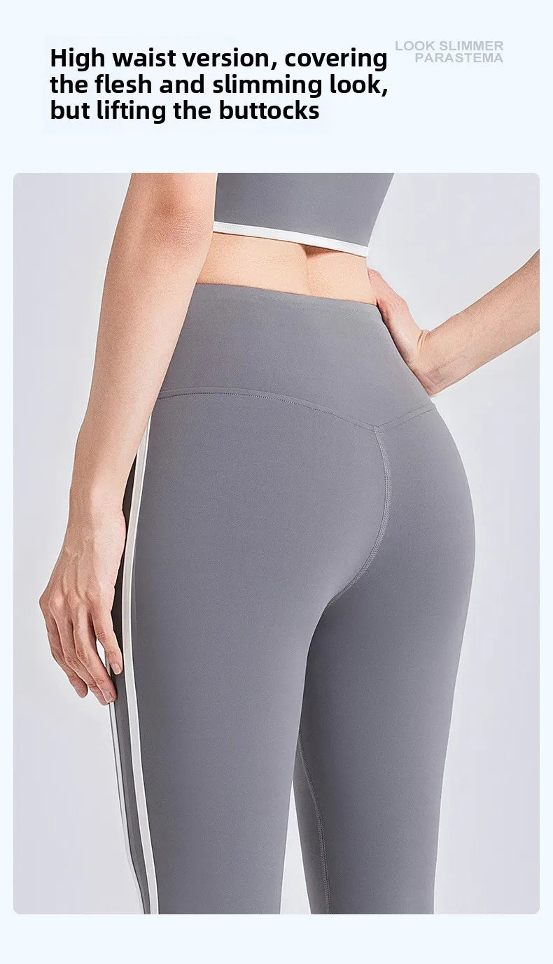 Nuevo traje deportivo para mujer, con efecto push-up, chaleco con tirantes ajustables, cintura alta, micropantalón y traje de yoga de alta elasticidad.