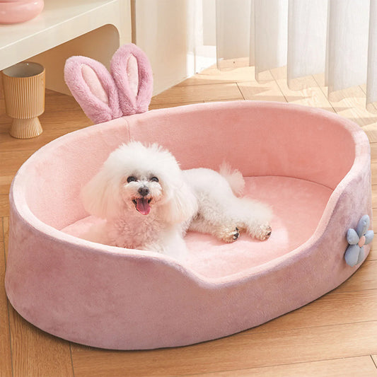 Cama desmontable para mascotas, lavable, suave, cómoda y cálida para las cuatro estaciones.