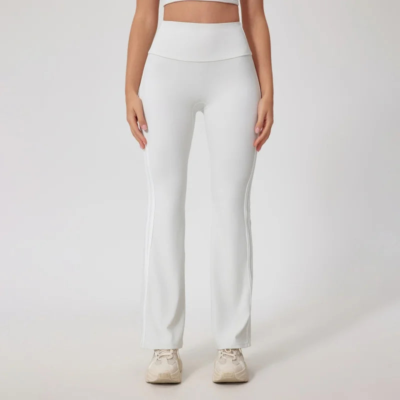 Mallas deportivas FUBEIKE para mujer, pantalones de compresión sexys, cintura alta, sin costuras, tacto nude, ideales para yoga y gimnasio.