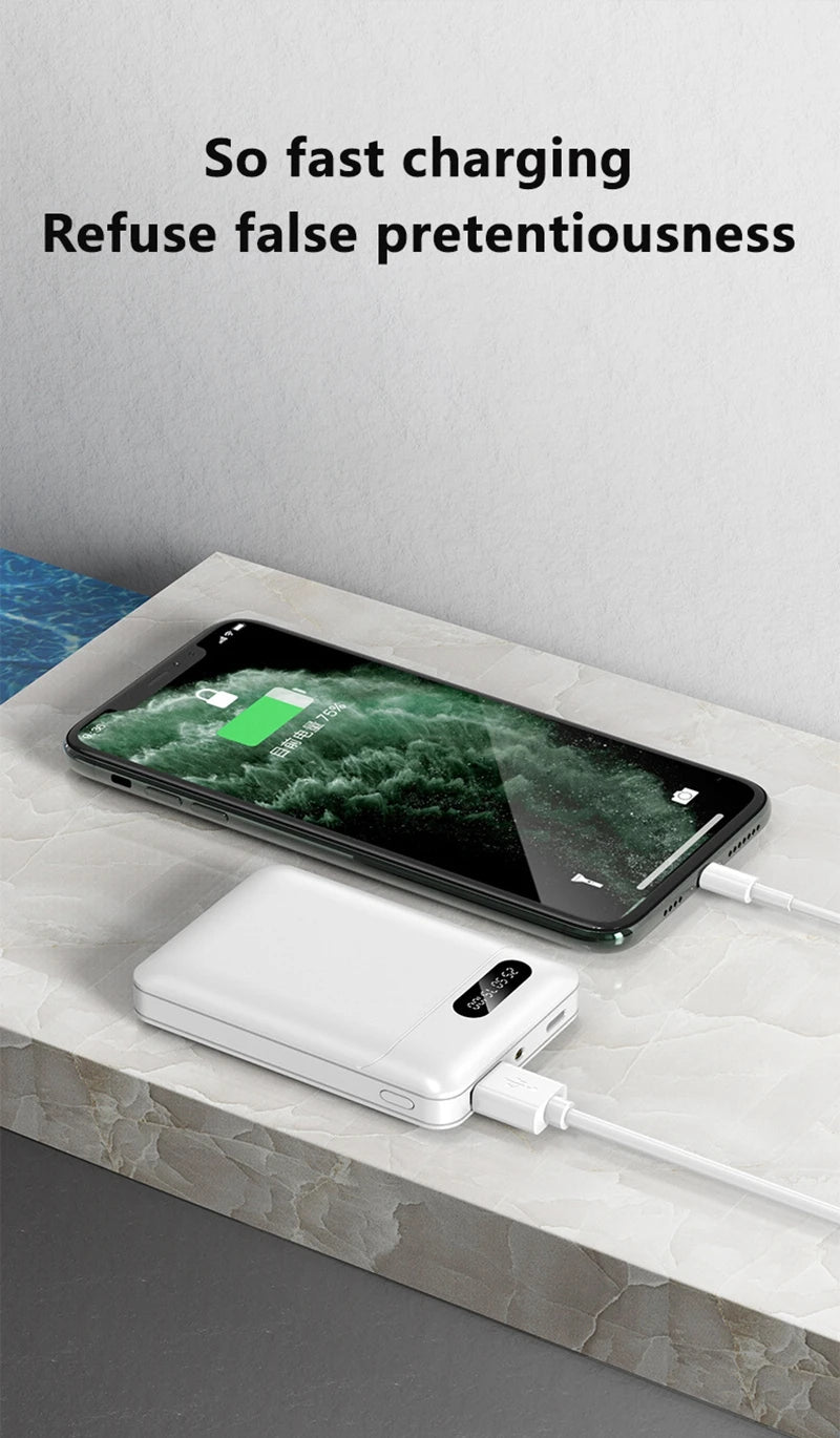 Banco de energía Xiaomi de 500000 mAh, 120 W, carga súper rápida, gran capacidad, batería externa portátil para iPhone, Huawei y Xiaomi.