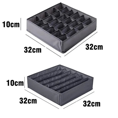 Caja de almacenamiento para ropa interior, sujetadores y calcetines, armario organizador con cajones, calcetines, bufandas y ropa interior.