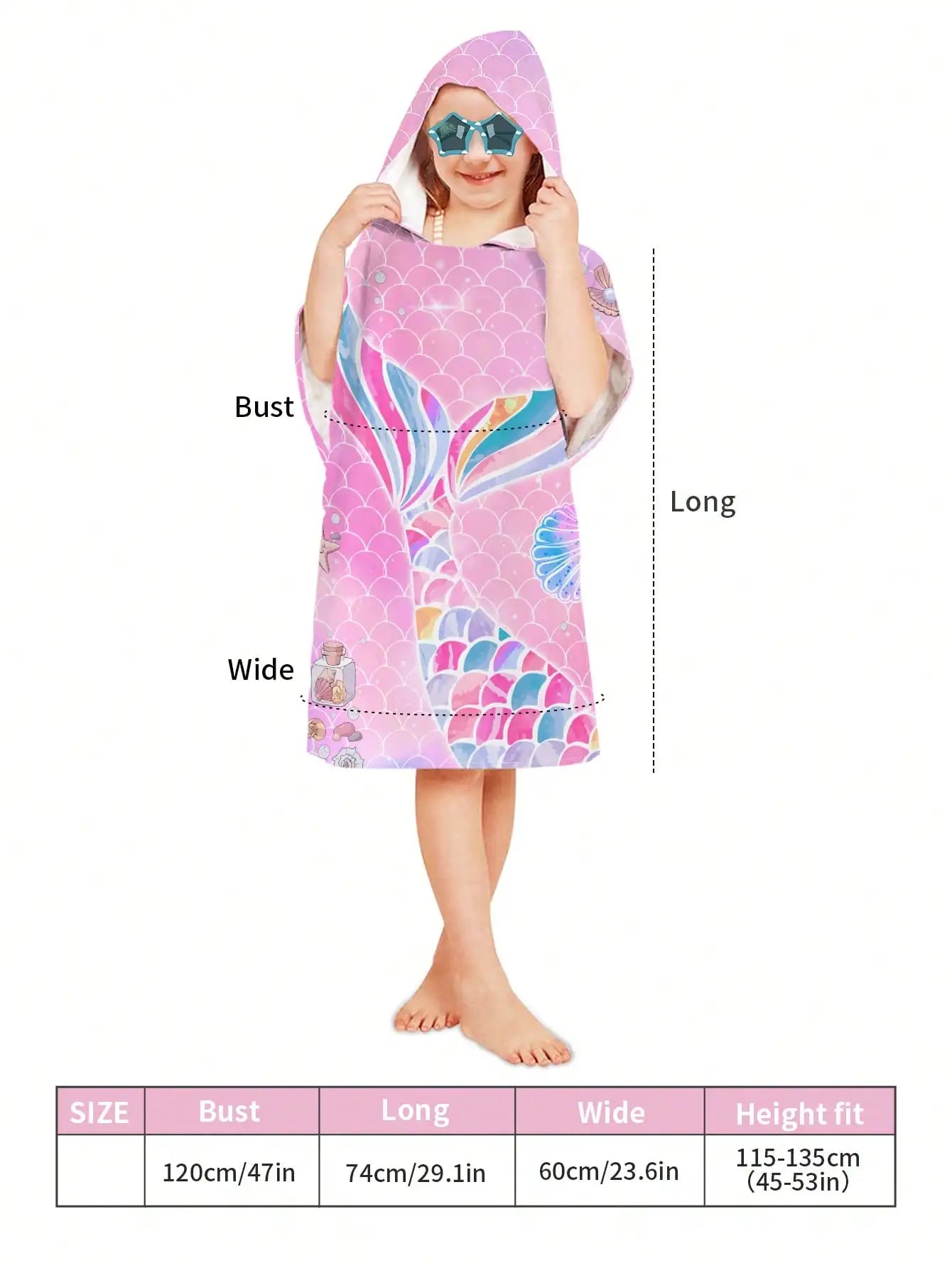 Accesorios para bebés, bata de baño con dibujos animados para niños, capa con capucha, toalla de playa, bata de baño con dibujos animados para bebés y niños.