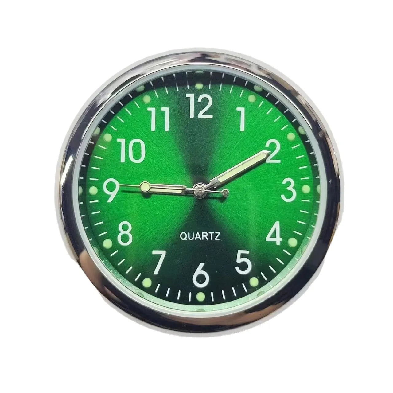 Reloj de coche luminoso, miniautomóviles, reloj digital adhesivo interno, relojes mecánicos de cuarzo, adorno para coche, accesorios para coche, regalos.