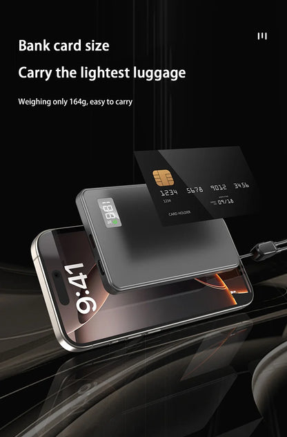 Batería externa inalámbrica magnética portátil Xiaomi de 500.000 mAh, PD22,5 W, carga rápida, compatible con Magsafe para iPhone y Samsung.