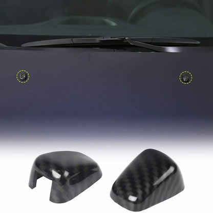 Embellecedor de cubierta de boquilla de limpiaparabrisas delantero A82E para Dodge Charger Challenger RAM Durango Chrysler 300C