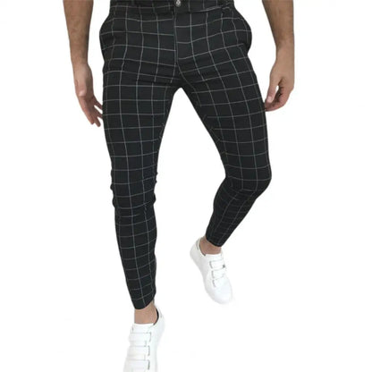 Bottoms  Popular Cool Mid-rise Pencil Pants Temperament Pencil Pants Mid Waist   Men Clothes