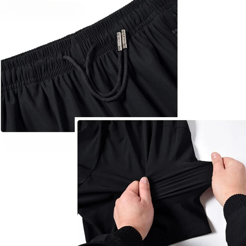 Pantalones cortos deportivos de verano para hombre, ropa deportiva moderna, pantalones cortos para correr, pantalones casuales, pantalones cortos para gimnasio, entrenamiento físico, pantalones cortos para correr, hombres, negro y gris