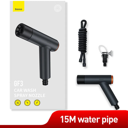 Pistola de agua a alta presión Baseus para lavado de autos, boquilla rociadora, lavadora portátil para el hogar, el jardín, accesorios de limpieza de autos