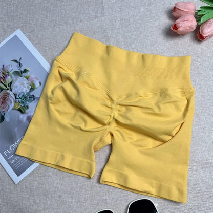Fitness de verano, pantalones cortos de yoga exclusivos, pantalones de yoga cómodos y sexys, ejercicio, estiramiento, carrera, entrenamiento