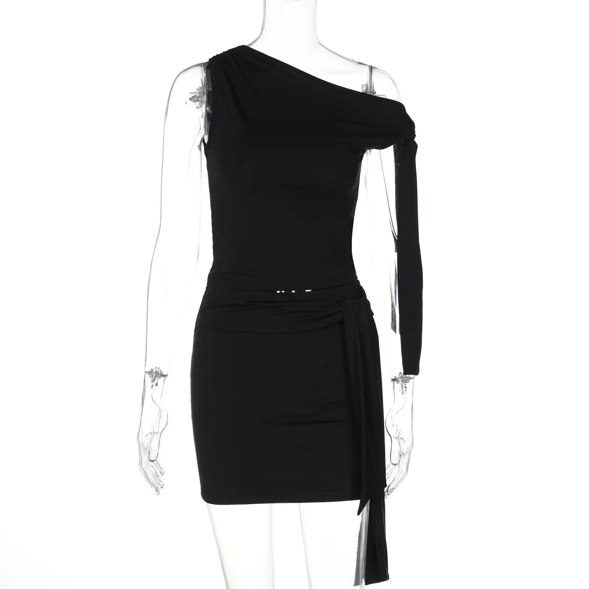 Conjunto de falda plisada ajustada con cuello inclinado y cordones, venta al por mayor, producto nuevo de alta calidad, 2025
