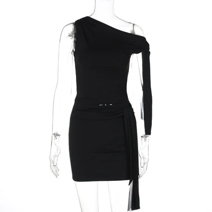 Conjunto de falda plisada ajustada con cuello inclinado y cordones, venta al por mayor, producto nuevo de alta calidad, 2025