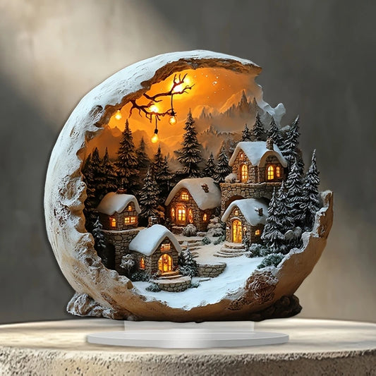 1 pieza de decoración navideña, estilo bohemio, decoración de escritorio multifuncional para dormitorio, idea de regalo única.