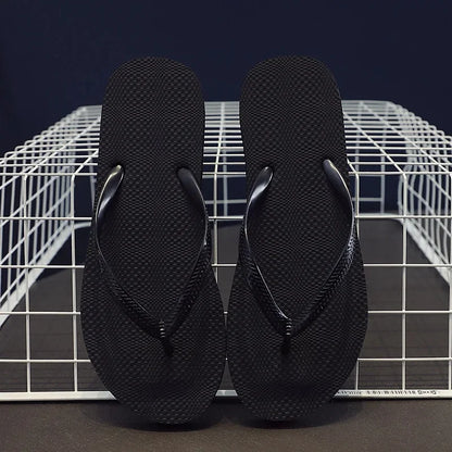 Sandalias de playa de verano para mujer, de moda, antideslizantes, con tiras, de PVC, de color puro, para uso en exteriores, estilo sencillo.