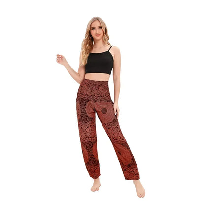 Pantalones de yoga personalizados para mujer, pantalones deportivos vintage, pantalones deportivos holgados de moda, pantalones casuales, ropa de calle para mujer