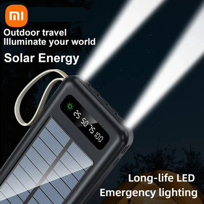 Xiaomi - PowerBank de 500.000 mAh, 120 W, portátil, superrápido, batería externa, alta capacidad, para iPhone y Samsung.