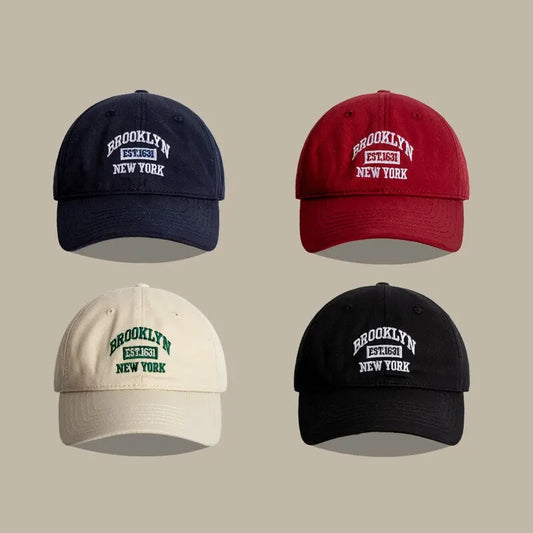 Gorra de béisbol con letras bordadas para mujer, primavera, verano, exterior, protección solar, unisex, gorra deportiva informal de hip hop para hombre