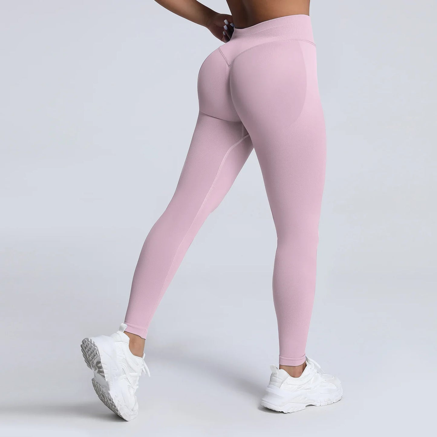 Pantalones de yoga VEQKING Scrunch Butt para mujer, leggings deportivos sin costuras, cintura baja, mallas de gimnasio, pantalones de entrenamiento cálidos de secado rápido para otoño.