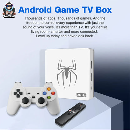Consola de videojuegos retro con más de 20 000 juegos integrados para TV Android Smart 2,4 G 5G Wifi con mando inalámbrico