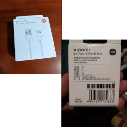 Cable USB tipo C original de Xiaomi, cargador rápido turbo de 120 W, 90 W y 67 W para Mi 15, 14, 13, 12 T Pro, 11 Ultra Poco X6, X7, Redmi Note BlackShark