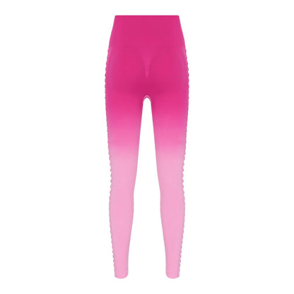 Womens Hip Tight Yoga Pants High Waist Side Hollowed-Out Mesh Design Exercise Yoga Leggings Running Gym Fitness
