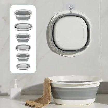 Lavabos plegables de plástico, lavabos portátiles, bañera plegable para bebés y adultos, accesorios de baño y cocina, lavabos.