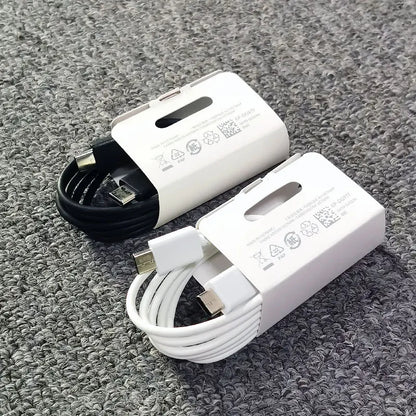Cargador de 25 W con enchufe estadounidense para Samsung, adaptador de carga súper rápida para Galaxy S24, S23, S22, S21, S20 Ultra, Z Flip Fold, 6, 5, 4, 3, 2, A55, A35 y A25.