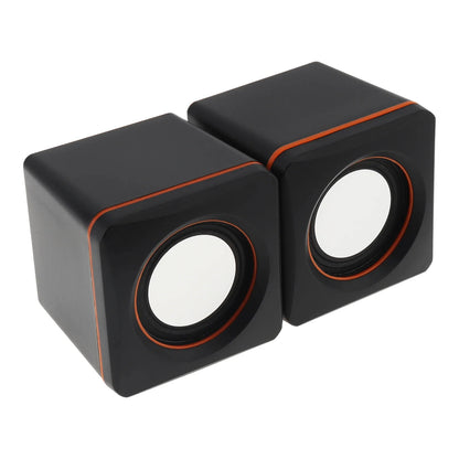 Minialtavoces portátiles USB 2.0 101Z para ordenador, con conector estéreo de 3,5 mm y alimentación USB para PC, portátil y smartphone.