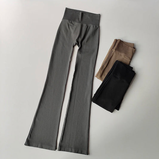 Leggings de compresión de cintura alta sin costuras, elásticos, sin costuras, para yoga, fitness y levantamiento de pesas.