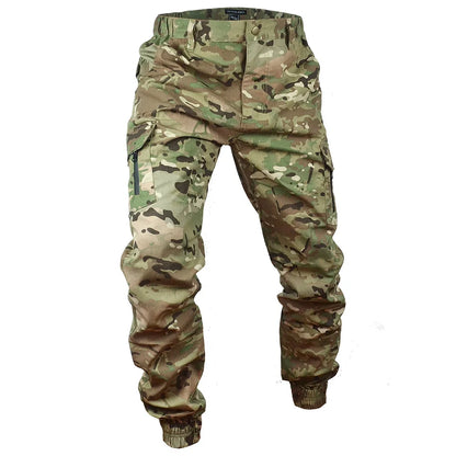 Pantalones de chándal tácticos Mege con camuflaje para exteriores, pantalones cargo antidesgarro, ropa de trabajo, pantalones de senderismo, ropa de calle para hombre