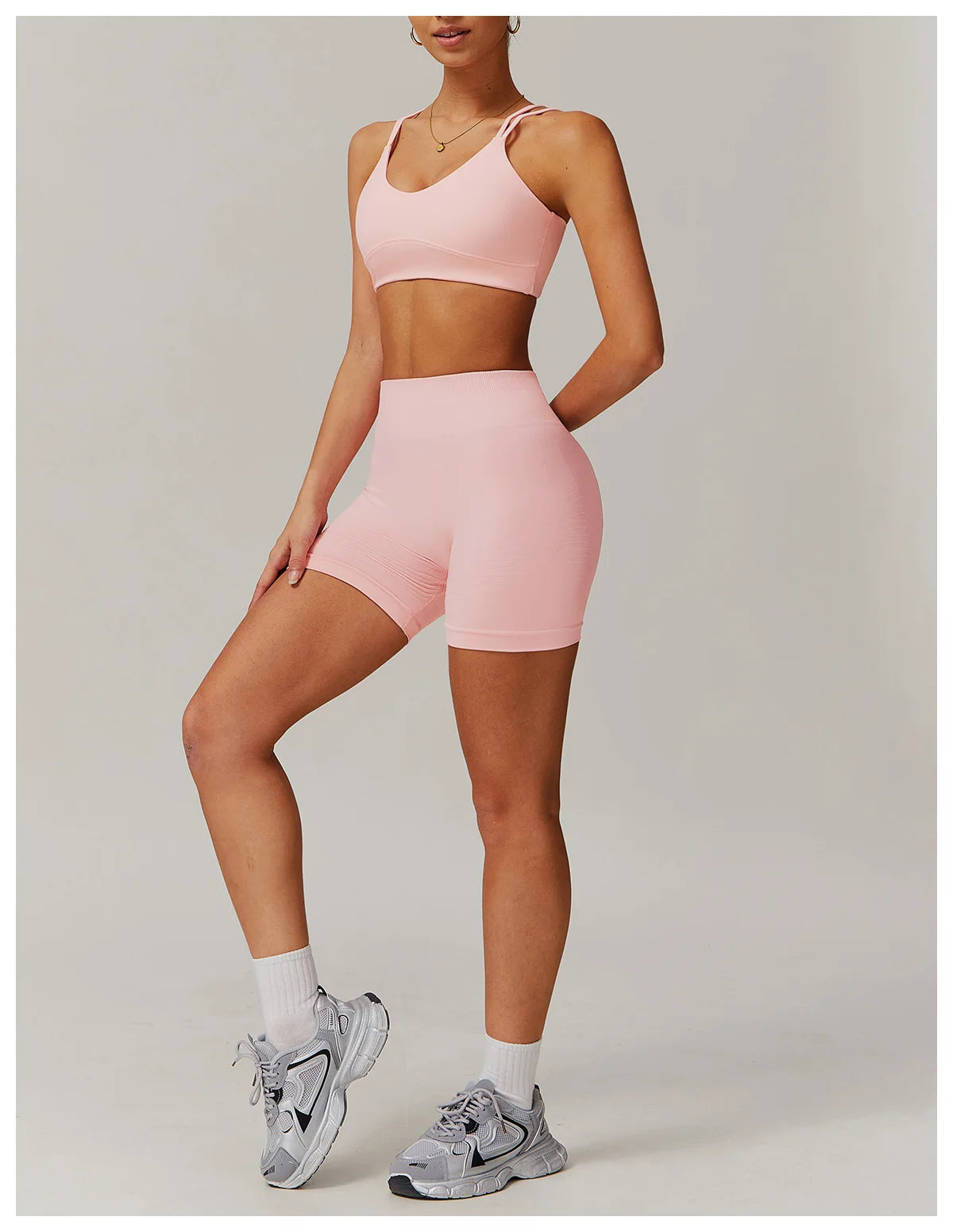 Conjunto deportivo de 2 piezas para mujer, chándal para correr, entrenamiento, con cremallera, pantalones cortos de manga larga, ropa de yoga, ropa deportiva